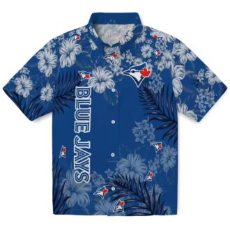 Shop Toronto Blue Jays Hibiscus Hawaiian Shirt - Perfect for Summer Vacation & MLB Fans