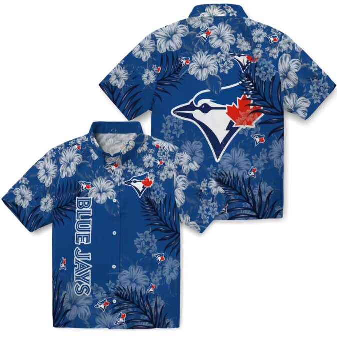 Shop Toronto Blue Jays Hibiscus Hawaiian Shirt - Perfect for Summer Vacation & MLB Fans