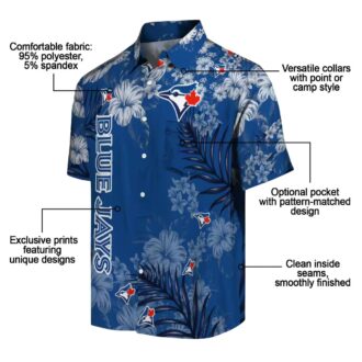 Shop Toronto Blue Jays Hibiscus Hawaiian Shirt - Perfect for Summer Vacation & MLB Fans