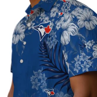 Shop Toronto Blue Jays Hibiscus Hawaiian Shirt - Perfect for Summer Vacation & MLB Fans
