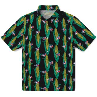 Toronto Blue Jays Game Day Hawaiian Shirt - Floral Tropical Corn Print for Summer Parties