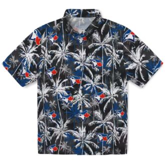 Trendy Toronto Blue Jays Tropical Hawaiian Shirt - Blue Palm Pattern MLB Fan Apparel