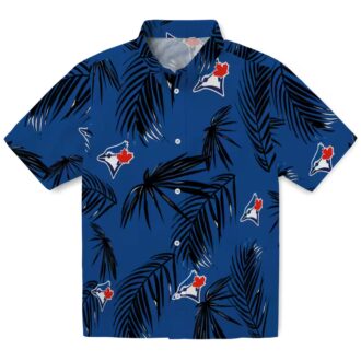 Tropical Toronto Blue Jays Palm Leaf Hawaiian Shirt - MLB Summer Beach Aloha Shirt for Men