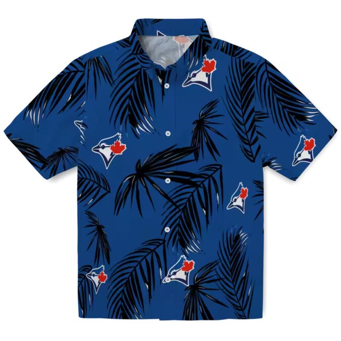 Tropical Toronto Blue Jays Palm Leaf Hawaiian Shirt - MLB Summer Beach Aloha Shirt for Men
