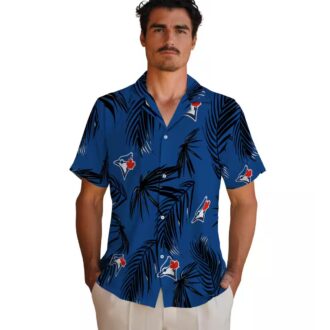 Tropical Toronto Blue Jays Palm Leaf Hawaiian Shirt - MLB Summer Beach Aloha Shirt for Men