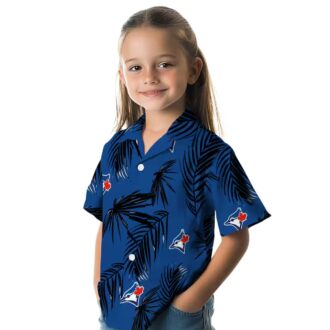 Tropical Toronto Blue Jays Palm Leaf Hawaiian Shirt - MLB Summer Beach Aloha Shirt for Men