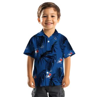 Tropical Toronto Blue Jays Palm Leaf Hawaiian Shirt - MLB Summer Beach Aloha Shirt for Men