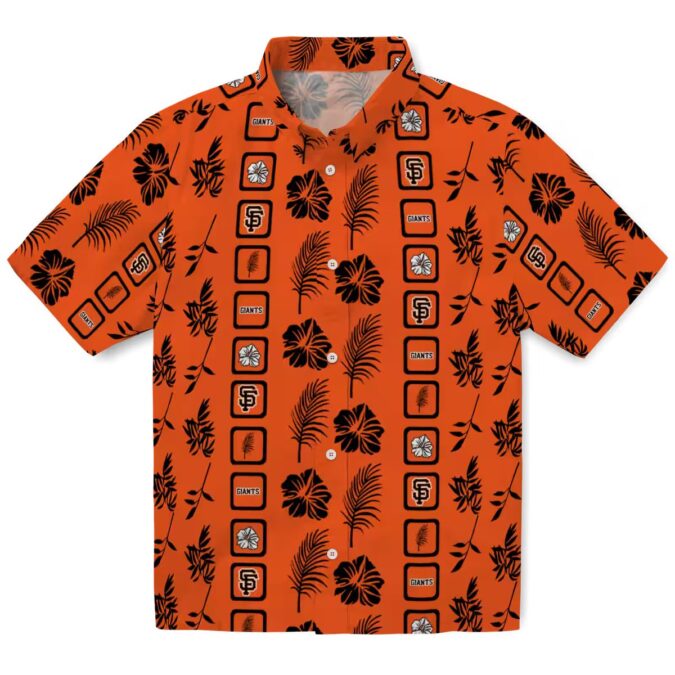 Best San Francisco Giants Orange Floral Hawaiian Shirt - MLB Tropical Beach Outfit