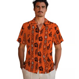 Best San Francisco Giants Orange Floral Hawaiian Shirt - MLB Tropical Beach Outfit