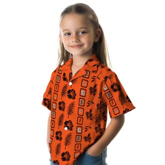 Best San Francisco Giants Orange Floral Hawaiian Shirt - MLB Tropical Beach Outfit