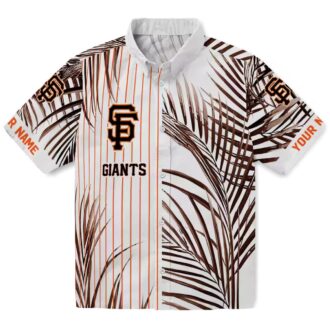 Best San Francisco Giants Palm Leaf Hawaiian Shirt - Summer Beach MLB Shirt
