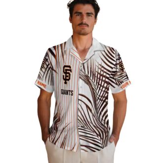 Best San Francisco Giants Palm Leaf Hawaiian Shirt - Summer Beach MLB Shirt