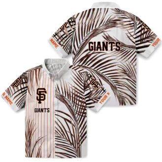 Best San Francisco Giants Palm Leaf Hawaiian Shirt - Summer Beach MLB Shirt