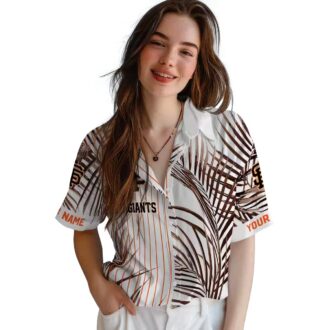 Best San Francisco Giants Palm Leaf Hawaiian Shirt - Summer Beach MLB Shirt
