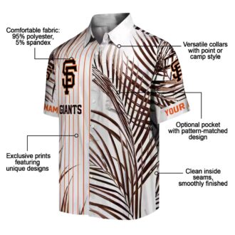Best San Francisco Giants Palm Leaf Hawaiian Shirt - Summer Beach MLB Shirt