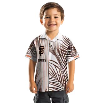Best San Francisco Giants Palm Leaf Hawaiian Shirt - Summer Beach MLB Shirt
