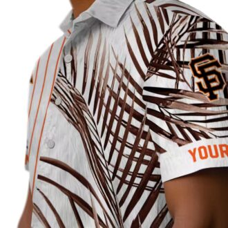 Best San Francisco Giants Palm Leaf Hawaiian Shirt - Summer Beach MLB Shirt