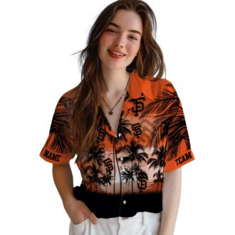 MLB San Francisco Giants Hawaiian Shirt - Men's Sunset Resort Wear for Game Day