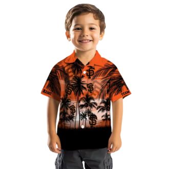 MLB San Francisco Giants Hawaiian Shirt - Men's Sunset Resort Wear for Game Day