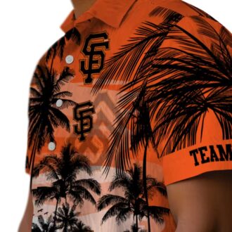 MLB San Francisco Giants Hawaiian Shirt - Men's Sunset Resort Wear for Game Day