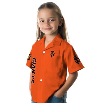 San Francisco Giants Stuart Minion Orange Floral Hawaiian Shirt - Summer Baseball Style