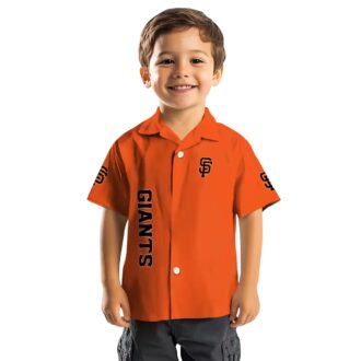 San Francisco Giants Stuart Minion Orange Floral Hawaiian Shirt - Summer Baseball Style