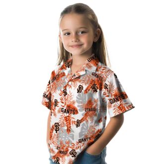San Francisco Giants Tropical Leaves Hawaiian Shirt - Official MLB Summer Vacation Shirt