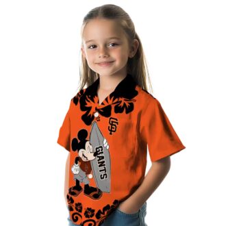 Shop San Francisco Giants Surfing Mickey Hawaiian Shirt - Summer Beach MLB Apparel