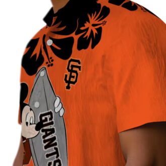 Shop San Francisco Giants Surfing Mickey Hawaiian Shirt - Summer Beach MLB Apparel