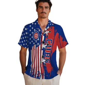 Chicago Cubs Blue Flag Hawaiian Shirt - MLB Fan Beach Shirt for Summer