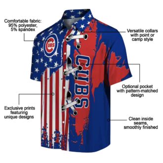 Chicago Cubs Blue Flag Hawaiian Shirt - MLB Fan Beach Shirt for Summer