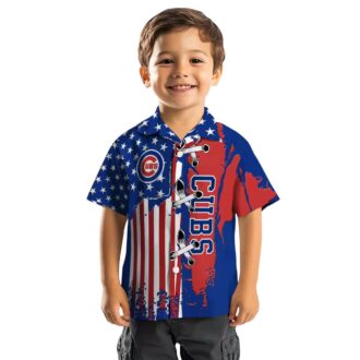 Chicago Cubs Blue Flag Hawaiian Shirt - MLB Fan Beach Shirt for Summer