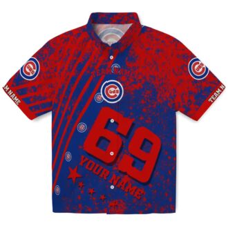 Chicago Cubs Star Stripes Blue Hawaiian Shirt for Men - MLB Tropical Summer Shirt for Fans