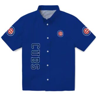 Chicago Cubs Stuart Minion Blue Hawaiian Shirt - MLB Summer Baseball Fan Shirt