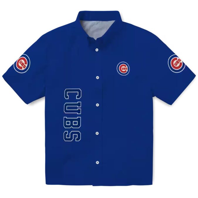 Chicago Cubs Stuart Minion Blue Hawaiian Shirt - MLB Summer Baseball Fan Shirt