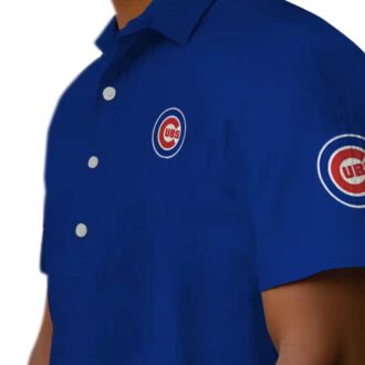 Chicago Cubs Stuart Minion Blue Hawaiian Shirt - MLB Summer Baseball Fan Shirt