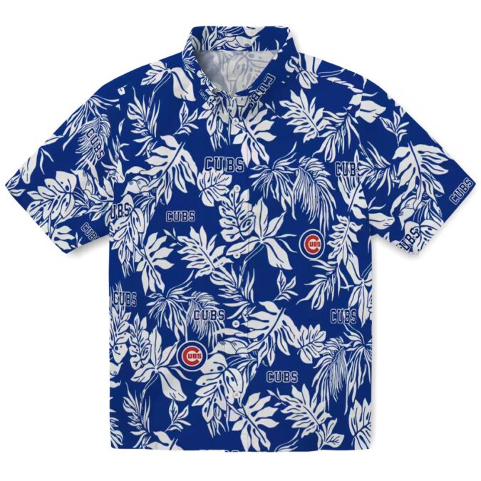 Chicago Cubs Tropical Leaf Shirt for Men - MLB Aloha Beach Style