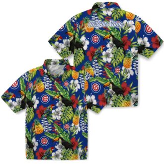 Chicago Cubs Tropical Toucan Hawaiian Shirt - Blue Green Summer Shirt for MLB Fans