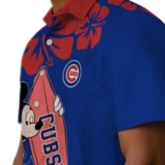 Exclusive Chicago Cubs Surfing Mickey Blue Hawaiian Shirt - MLB Team Shirt for Fans