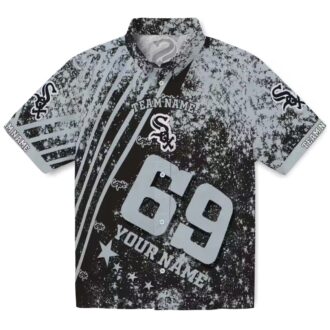 Chicago White Sox Hawaiian Shirt for Men & Women - Personalized Black Star Stripes MLB Fan Gear