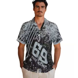Chicago White Sox Hawaiian Shirt for Men & Women - Personalized Black Star Stripes MLB Fan Gear