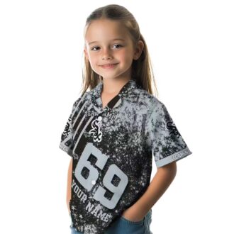 Chicago White Sox Hawaiian Shirt for Men & Women - Personalized Black Star Stripes MLB Fan Gear