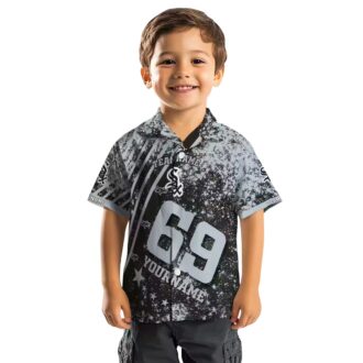 Chicago White Sox Hawaiian Shirt for Men & Women - Personalized Black Star Stripes MLB Fan Gear