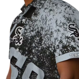 Chicago White Sox Hawaiian Shirt for Men & Women - Personalized Black Star Stripes MLB Fan Gear