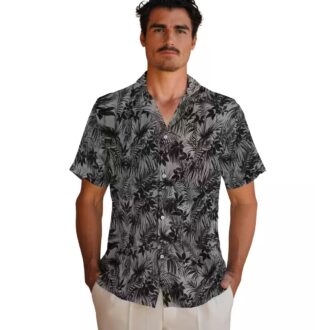 Chicago White Sox MLB Leafy Pattern Hawaiian Shirt - Stylish Black Summer Shirt for Fans