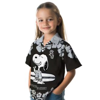 Chicago White Sox Snoopy Surf Hawaiian Shirt for Men - MLB Tropical Vacation Shirt