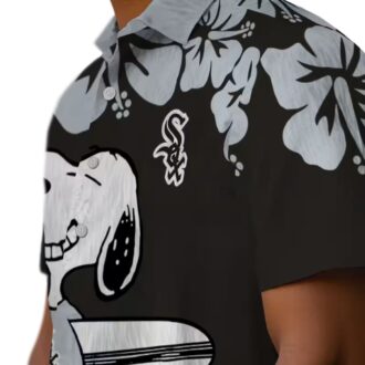 Chicago White Sox Snoopy Surf Hawaiian Shirt for Men - MLB Tropical Vacation Shirt