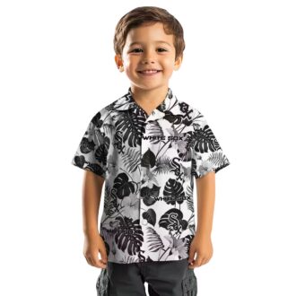 Chicago White Sox Tropical Plants Aloha Shirt - Black & White MLB Beach Vacation Shirt 2025