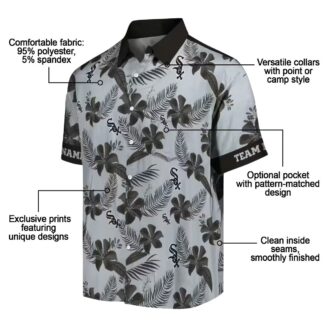 Custom Chicago White Sox Hawaiian Shirt with Tropical Botanical Print - MLB Summer Style
