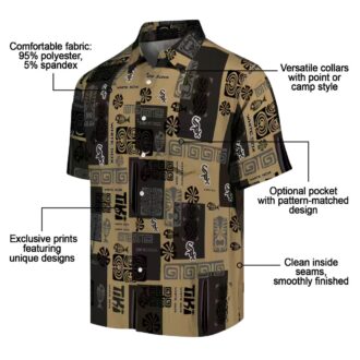 Limited Edition Chicago White Sox Black Tribal Hawaiian Shirt - MLB Summer Beachwear